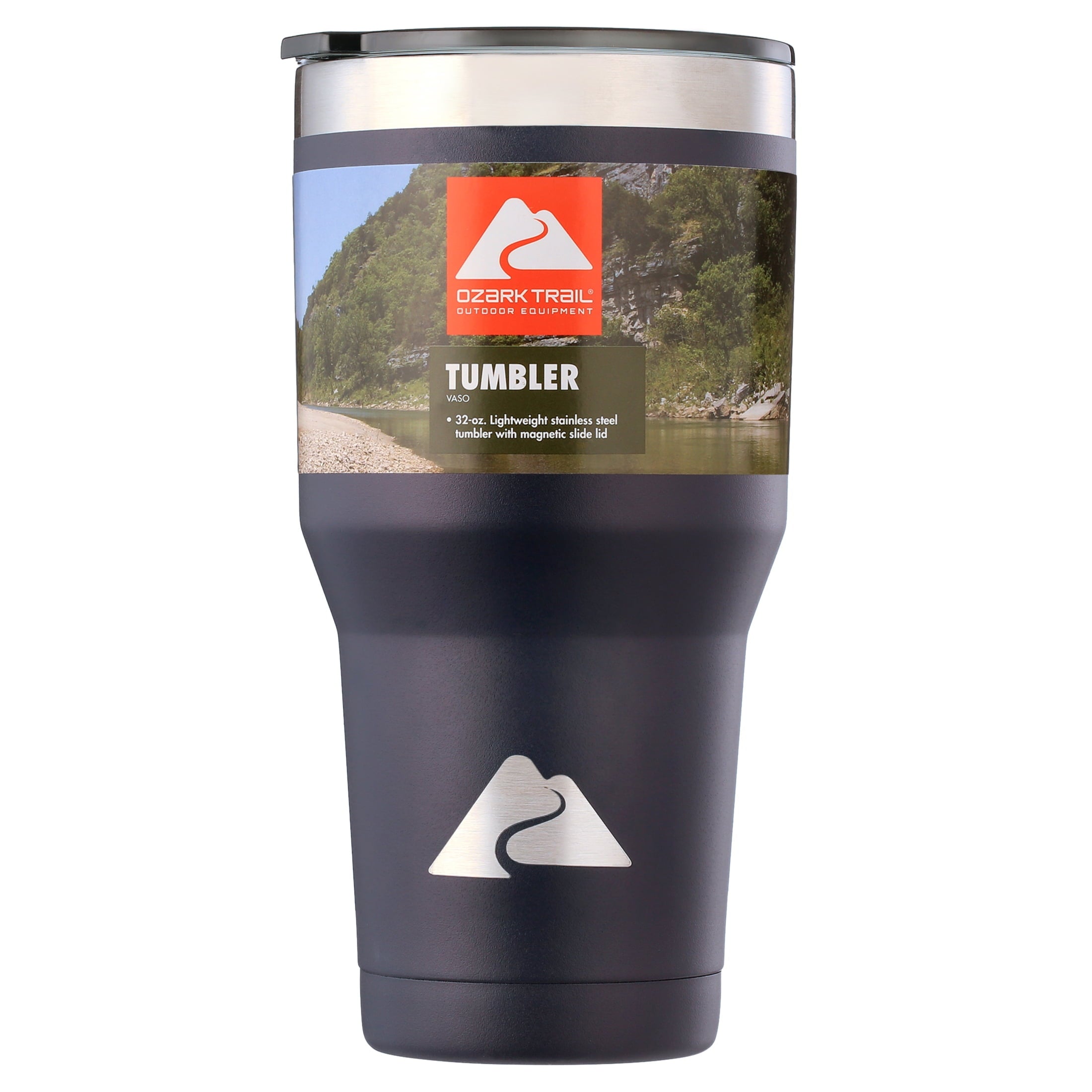 Ozark Trail 32 oz Stainless Steel Insulated Tumbler, Black