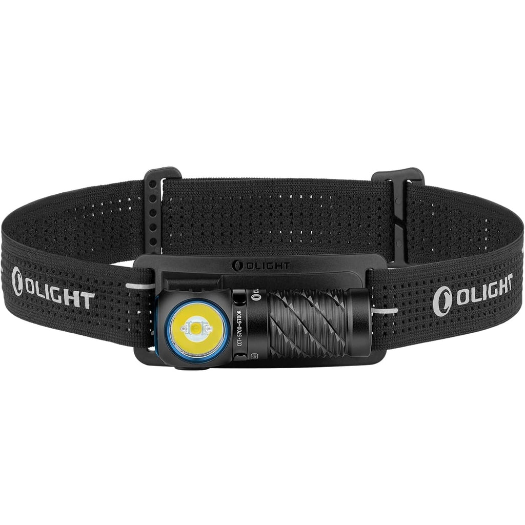 OLIGHT Perun 3 Mini Headlamp &amp; Flashlight with Red and White Light（Black）