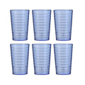 Plastic Juice Cups Set Colorful Drinkware for Beverage Cocktail Beer Bar Restaurant Unbreakable Tumblers Glasses for Home Party Commercial Use