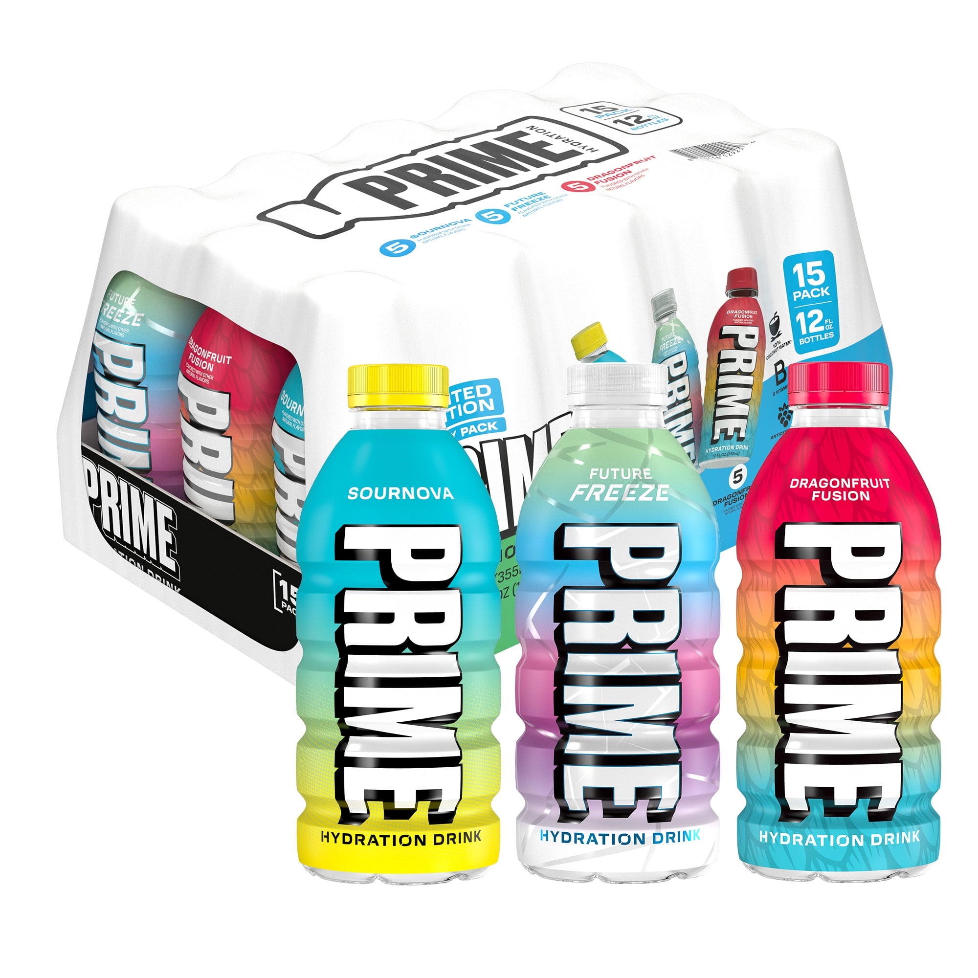 Sports Drink, Variety Pack, Future Freeze, Orange Swirl, Dragonfruit Fusion, 12 fl oz, Bottles