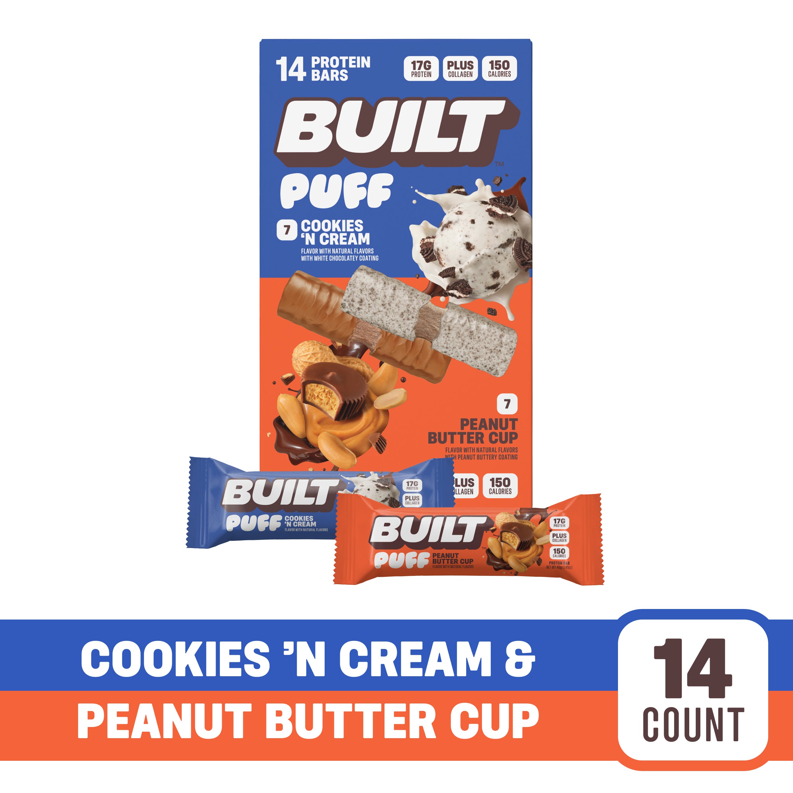 Variety Pack: Cookies 'N Cream + Peanut Butter Cup