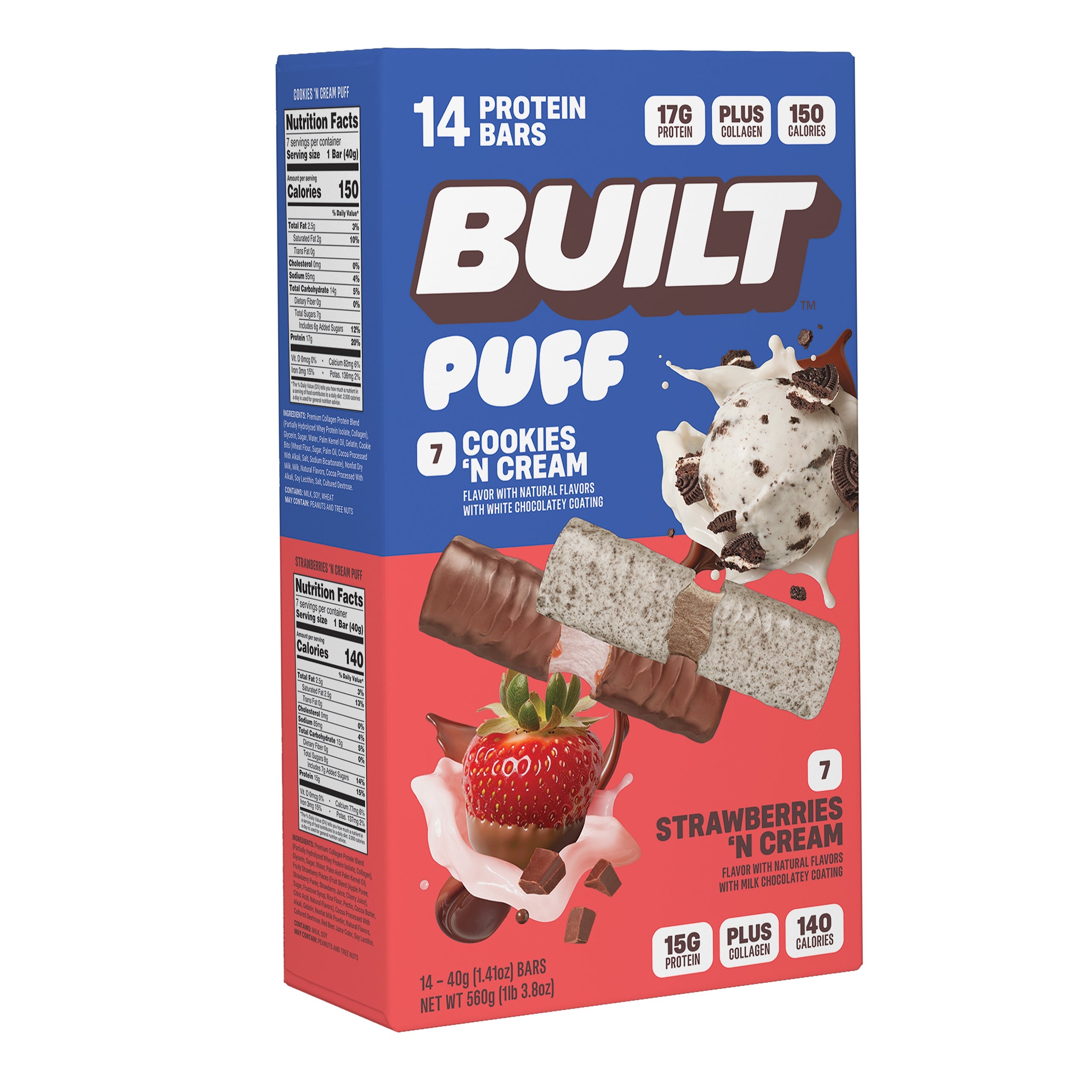 Variety Pack: Cookies 'N Cream + Strawberries 'N Cream