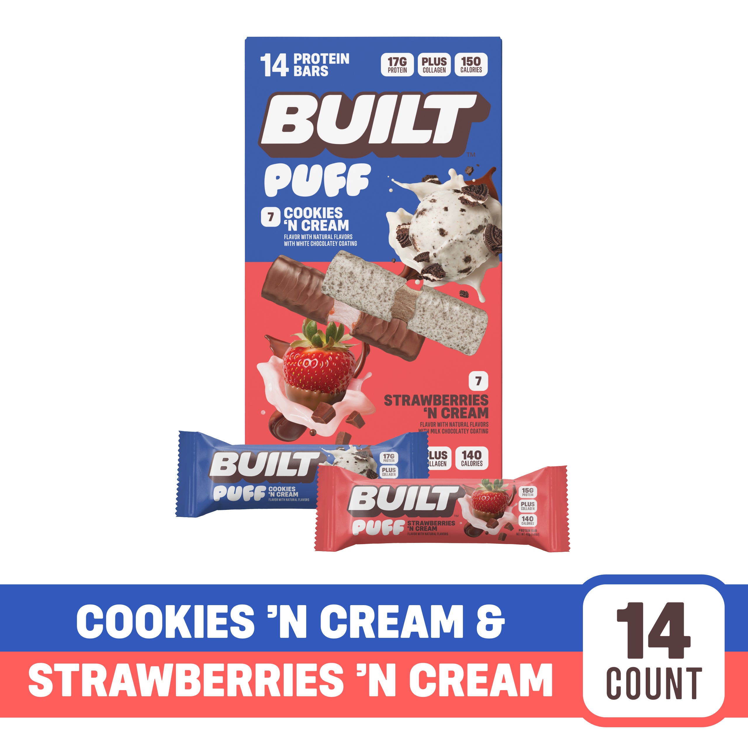 Variety Pack: Cookies 'N Cream + Strawberries 'N Cream