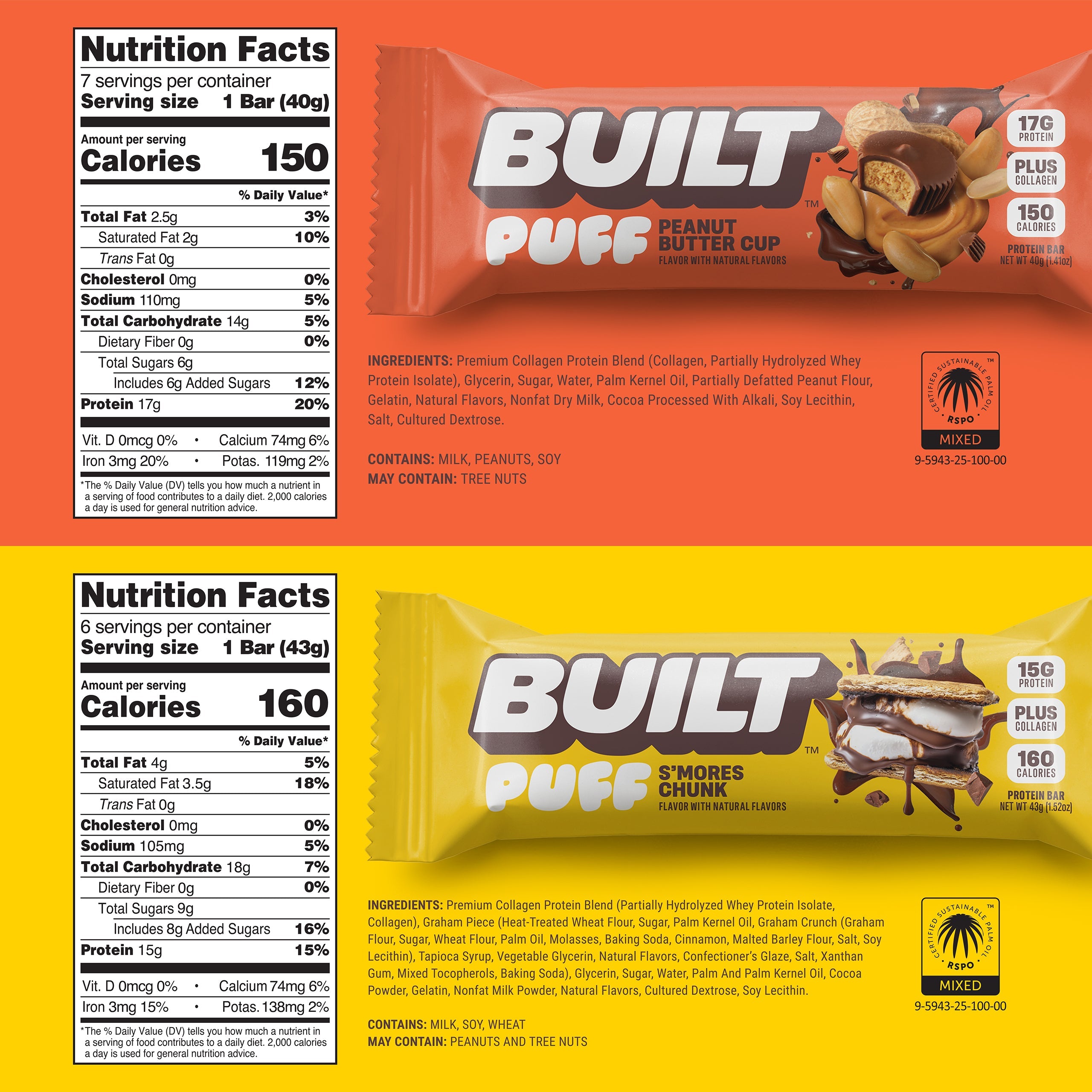 Variety Pack: Peanut Butter Cup + S'Mores Chunk
