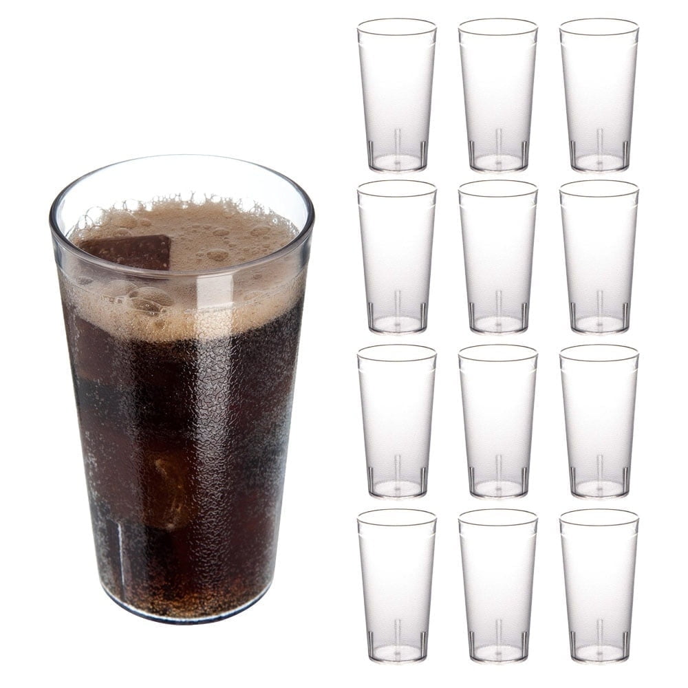 12oz Unbreakable Drinking Glasses Set of 12, for Gifts, , , Drinkware Cups Water Tumbler