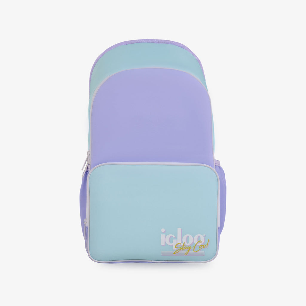 Igloo 20 can Retro Backpack Water Cooler, Pink and Jade Green