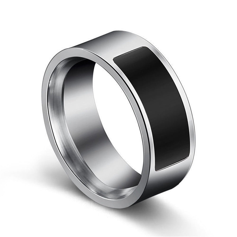 Waterproof Intelligent Ring Smart Wear Finger Digital Ring, Convenient Handled, Black