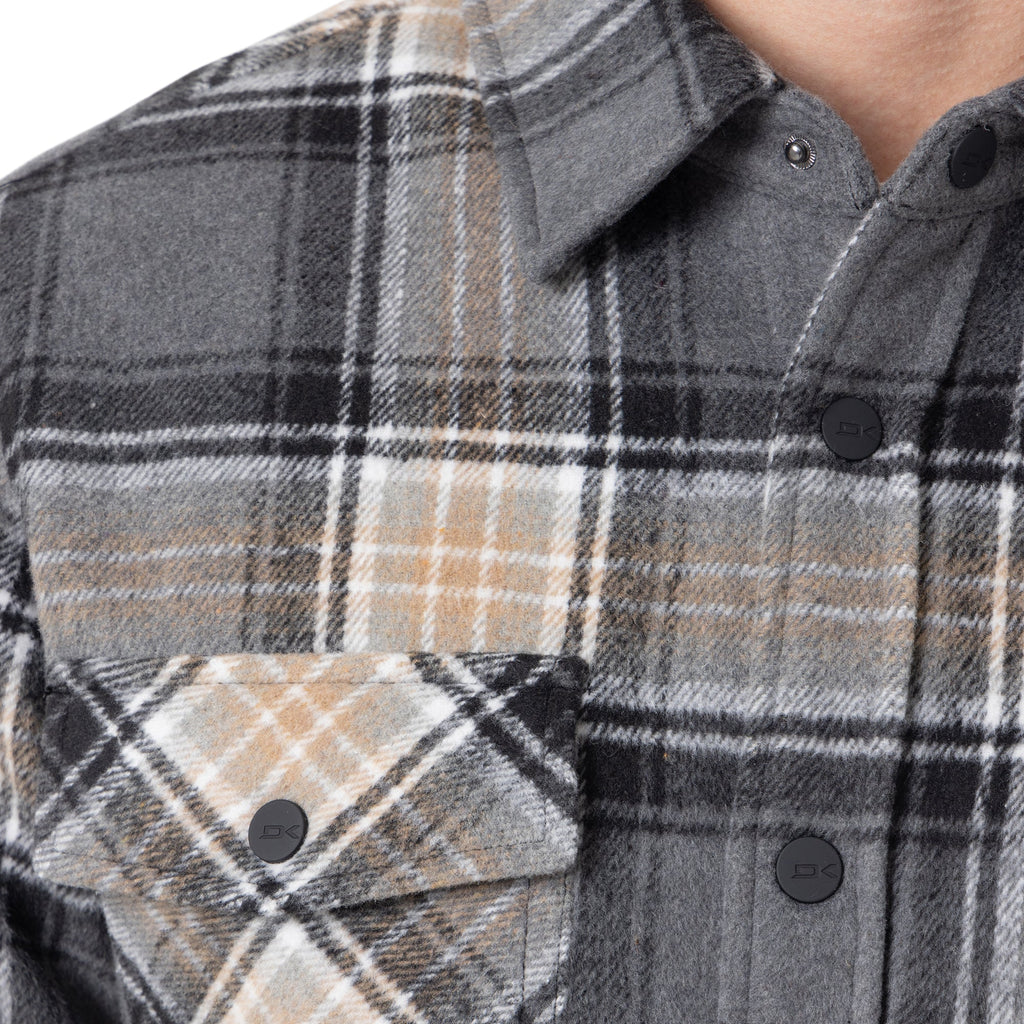 Dakine Front Snap Fleece Jacket - Greypld