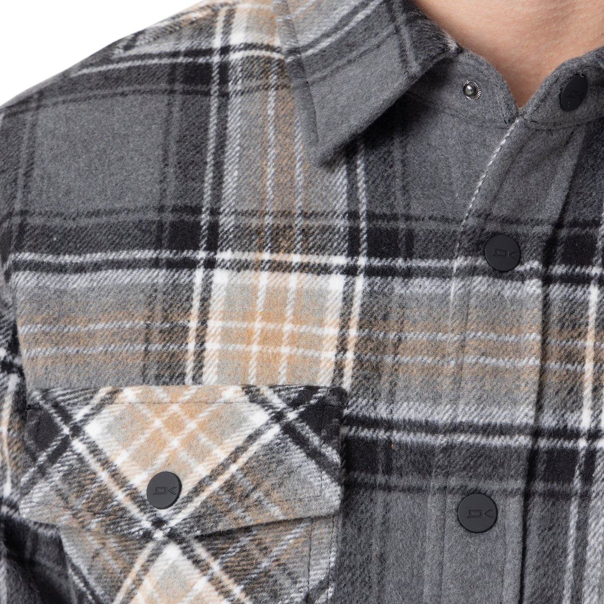 Dakine Front Snap Fleece Jacket - Greypld