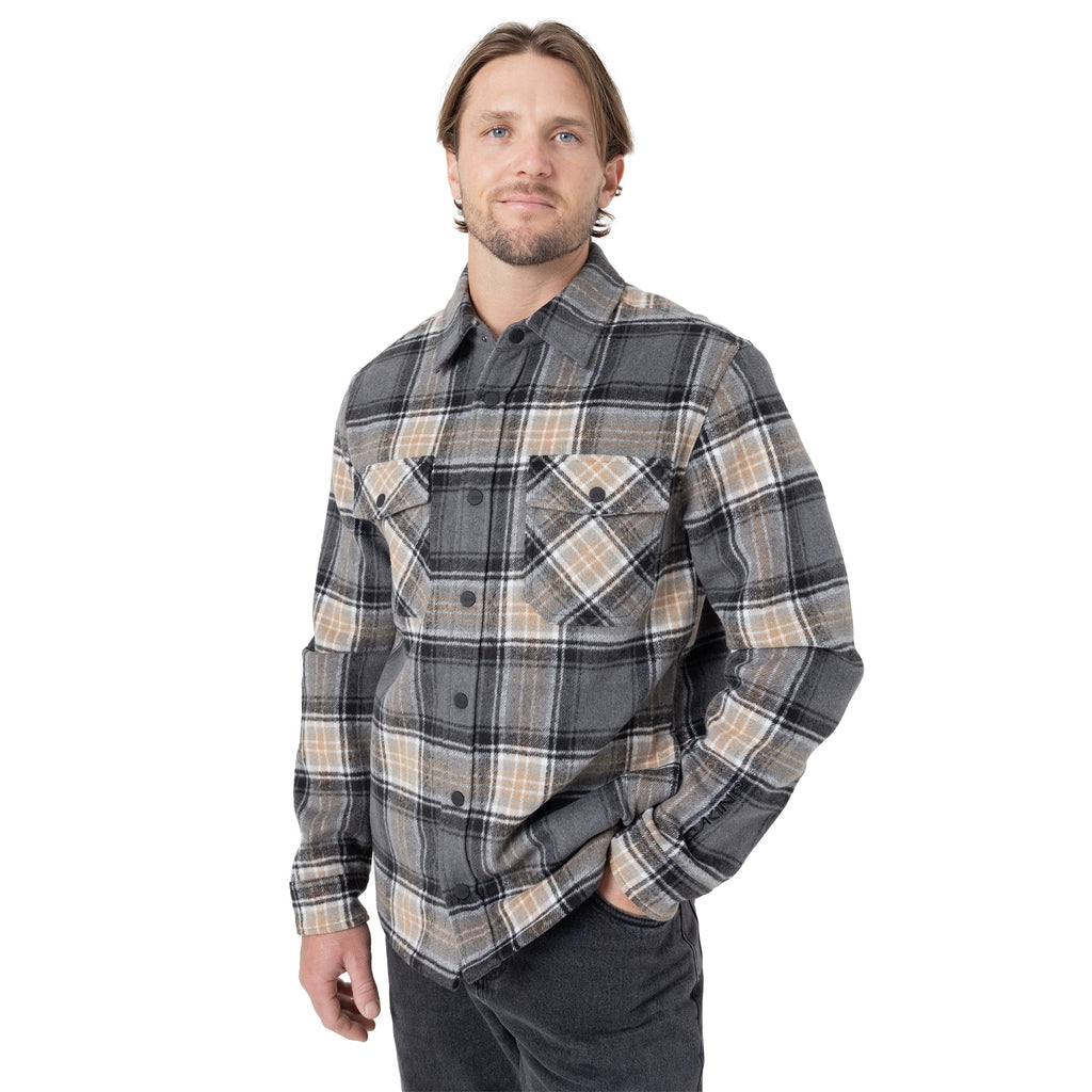 Dakine Front Snap Fleece Jacket - Greypld