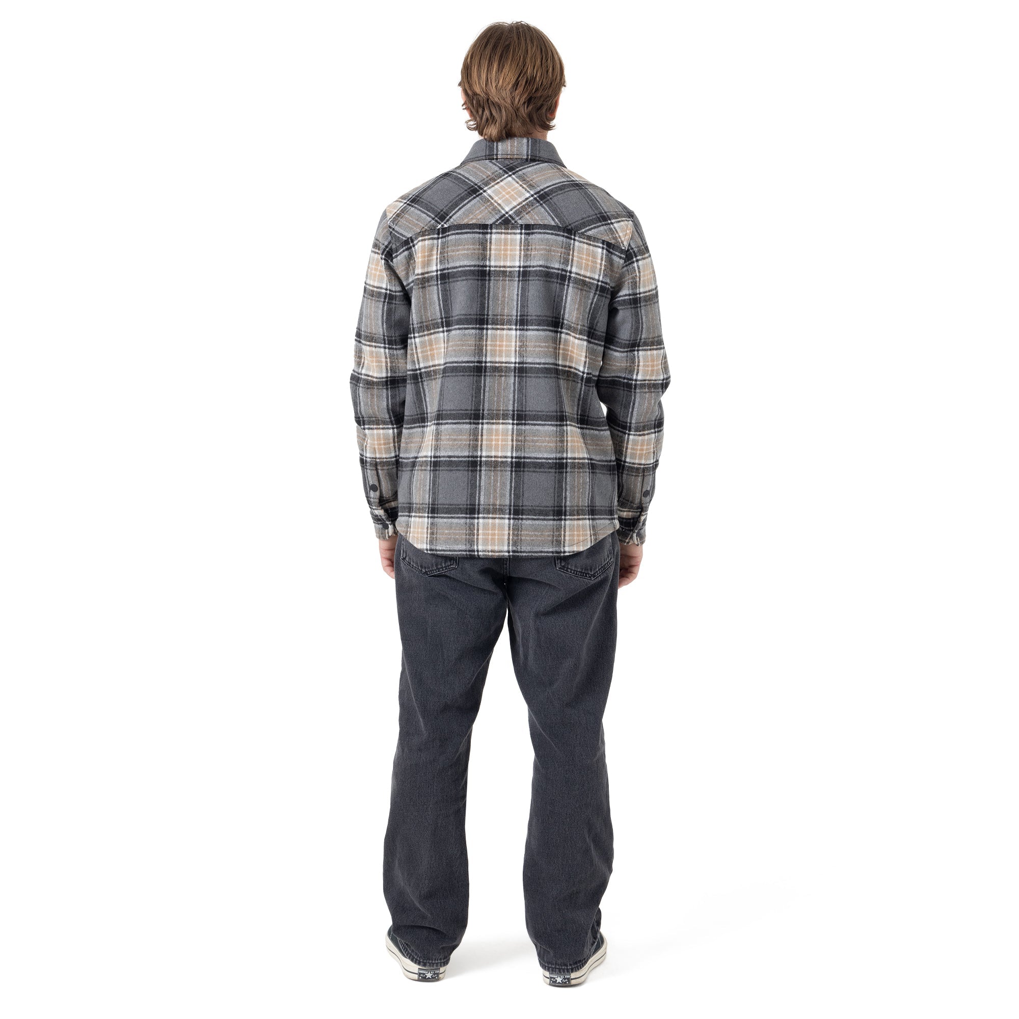 Dakine Front Snap Fleece Jacket - Greypld