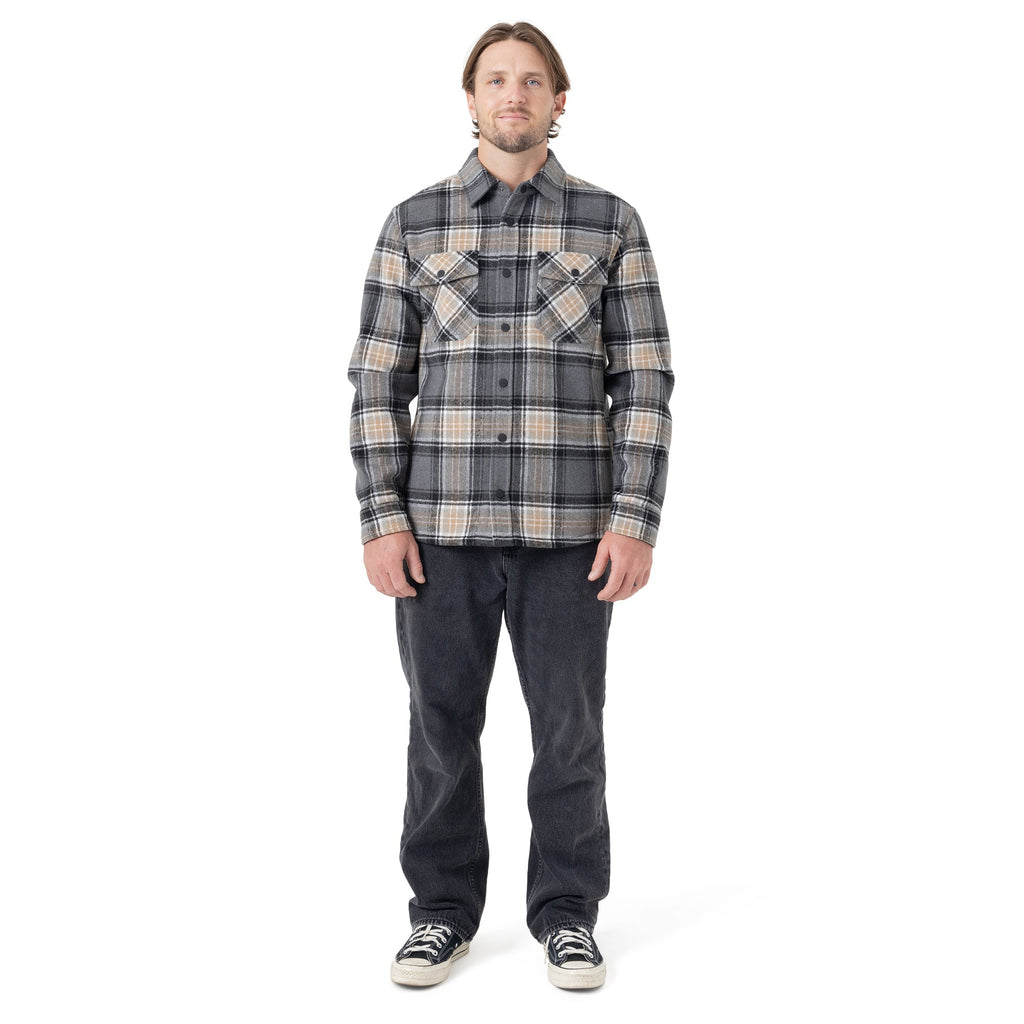 Dakine Front Snap Fleece Jacket - Greypld