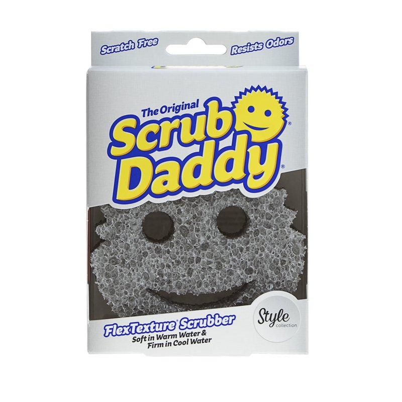 Scrub Daddy Soft Dishwashing Scrubbies, Odor-Free, Scratch-Free Cleaning Sponge, FlexTexture, 1 Count