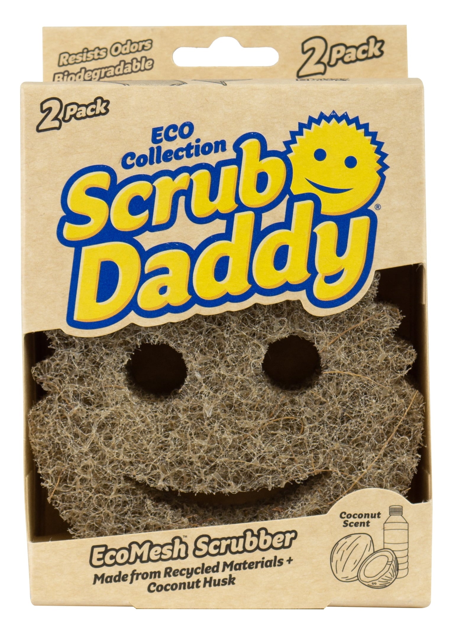 Scrub Daddy Coco Mesh Scruber Multipurpose Cleaning Sponge