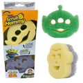 Scrub Daddy Disney Toy Story Buzz & Alien Sponge Set, 2 Count, Scratch-Free Kitchen Scrubber