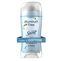 Aluminum Free Women's Deodorant Solid, Cotton, 2.4 oz