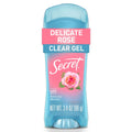 Clear Gel Antiperspirant and for Women, Rose Scent, 3.4 oz