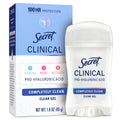 Clinical Antiperspirant Deodorant for Women, 100HR Sweat &amp; Odor Protection, Pro-Hyaluronic Acid, Clear Gel, Clean Lavender, 1.6oz