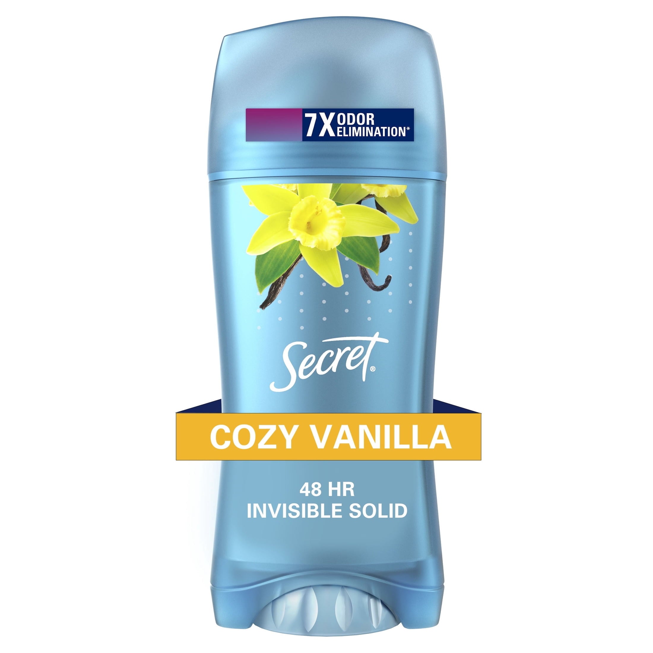 Invisible Solid Female Antiperspirant and Deodorant, Vanilla Scent, 2.6 oz