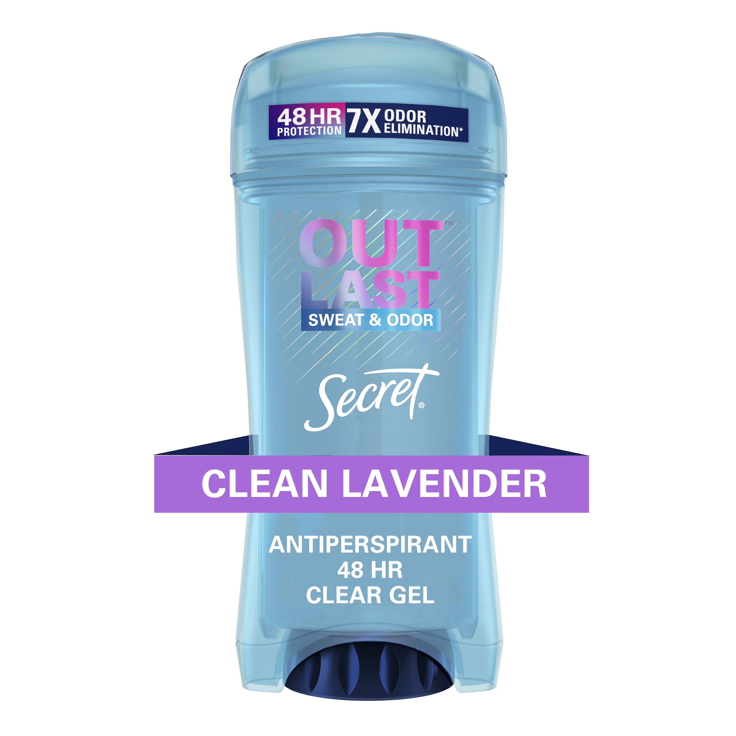 Clear Gel Antiperspirant Deodorant for Women, Clean Lavendar 2.6 oz