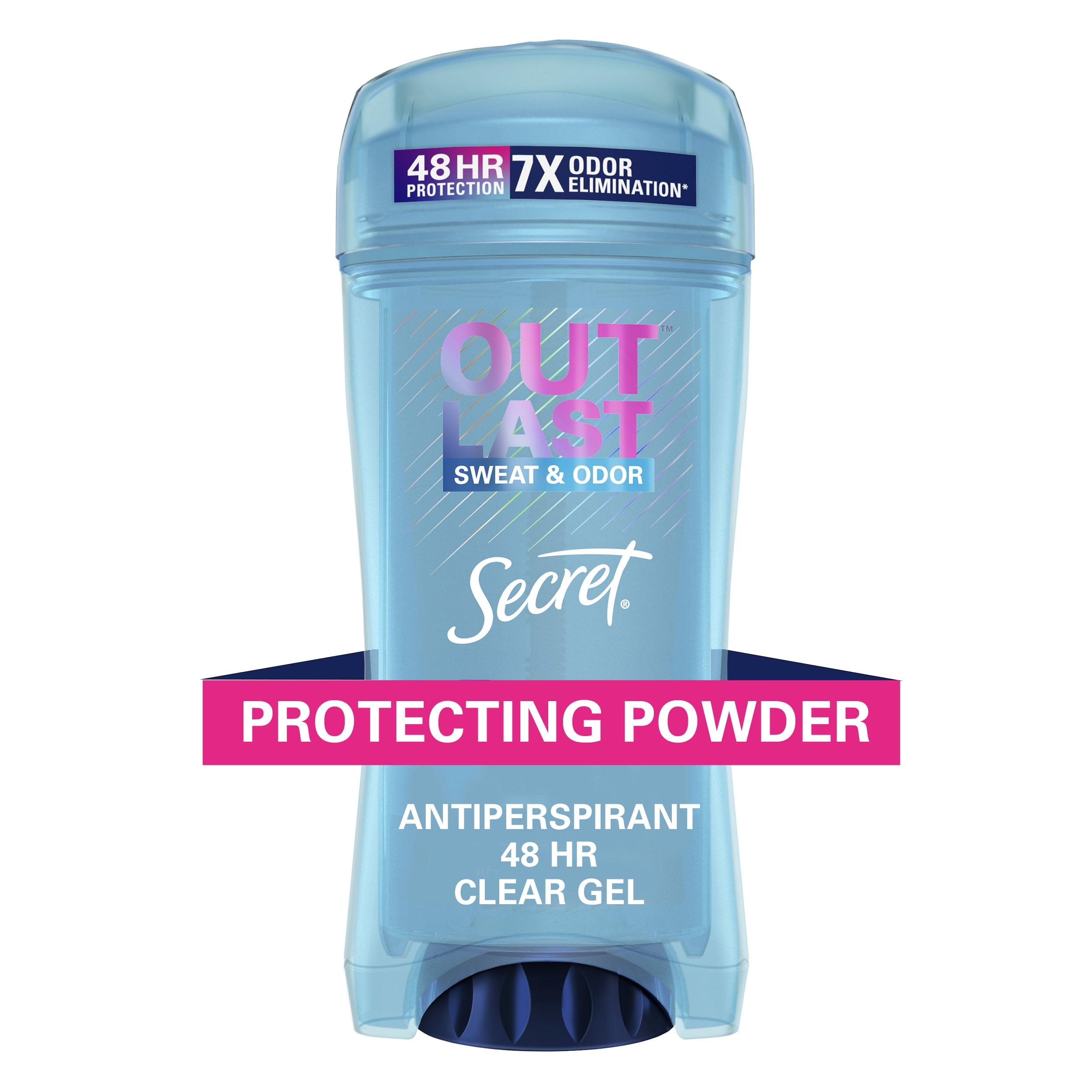 Outlast Clear Gel Antiperspirant Deodorant for Women, Protecting Powder 2.6 Oz