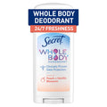 Whole Body Deodorant Stick Aluminum Free, Peach &amp; Vanilla 2.6oz