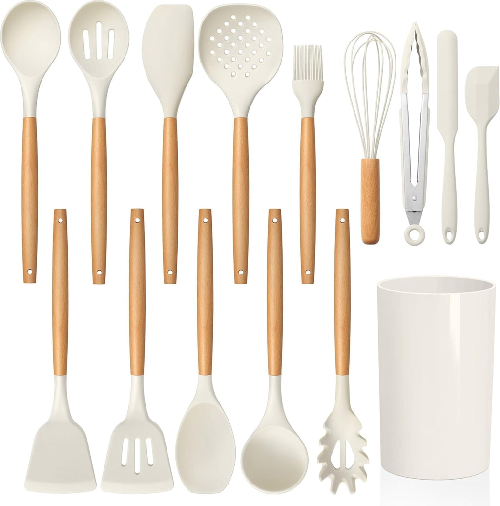 Silicone Kitchen Utensil Set, 12PCS Kitchen Gadgets and Tools