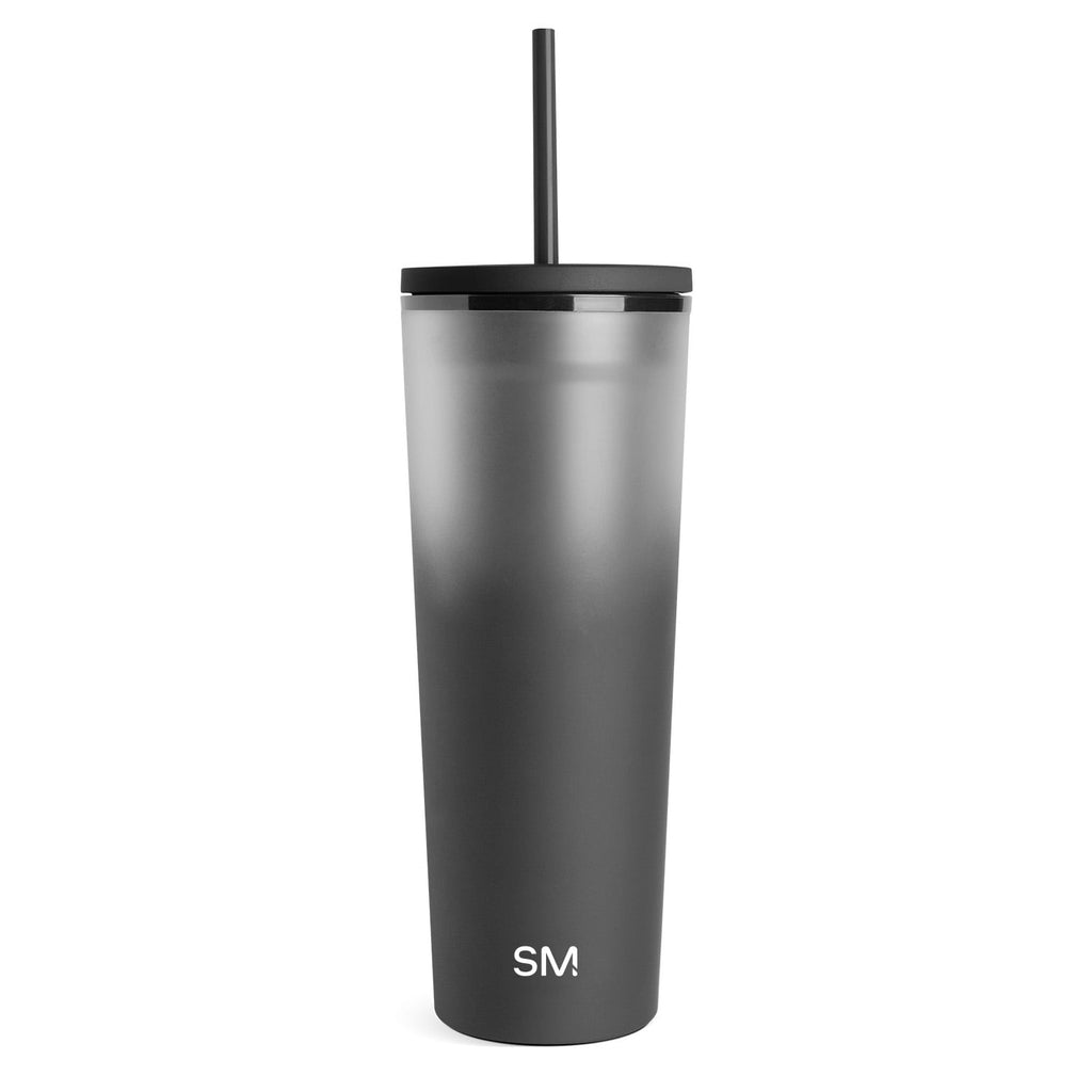 24 fl oz Double Wall Plastic Classic Tumbler with Straw|Opalescent