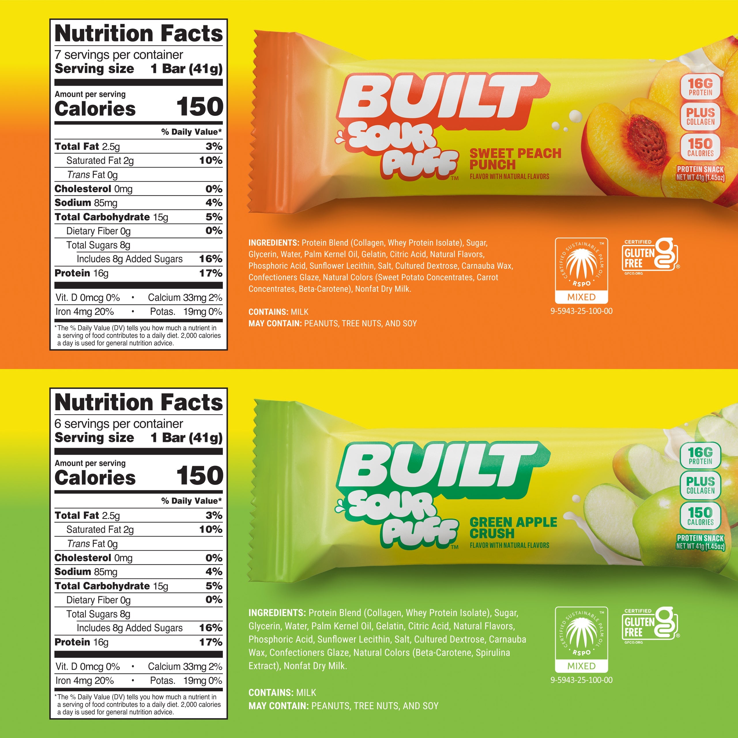 Variety Pack: Sweet Peach Punch + Green Apple Crush