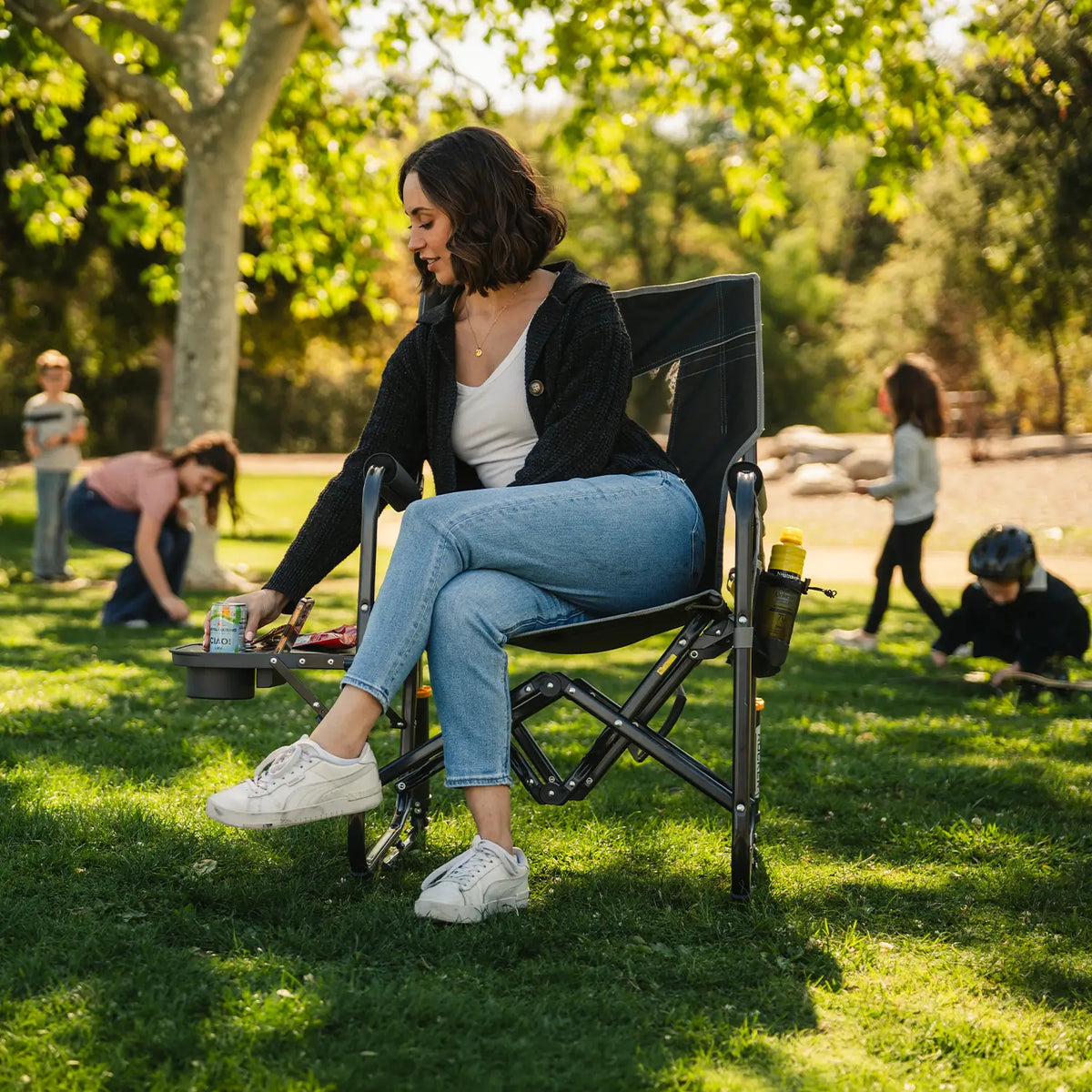 GCI Outdoor Stowaway Rocker™ with Side Table