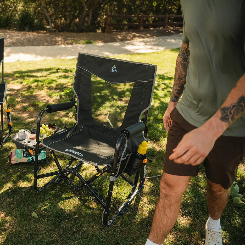 GCI Outdoor Stowaway Rocker™ with Side Table