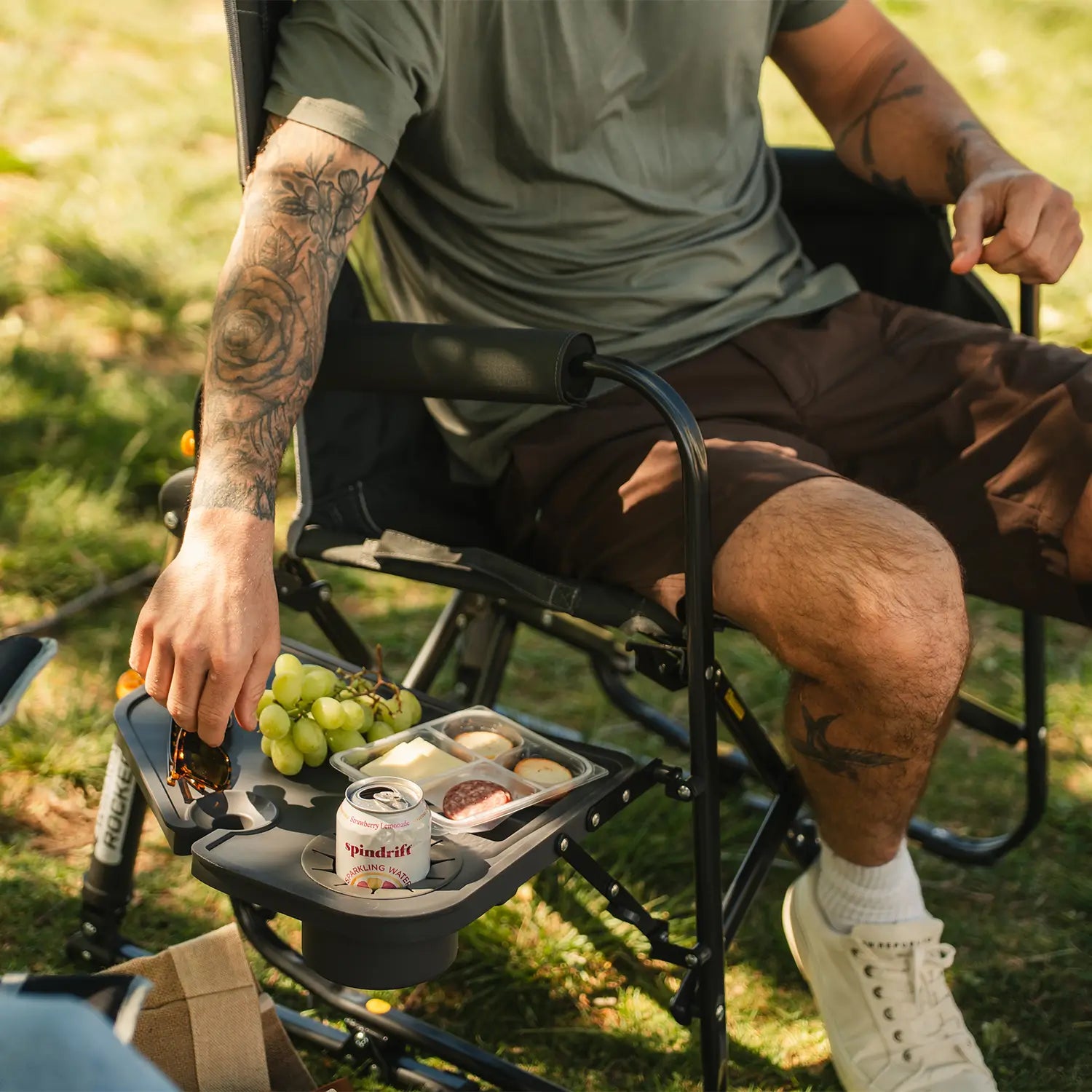 GCI Outdoor Stowaway Rocker™ with Side Table