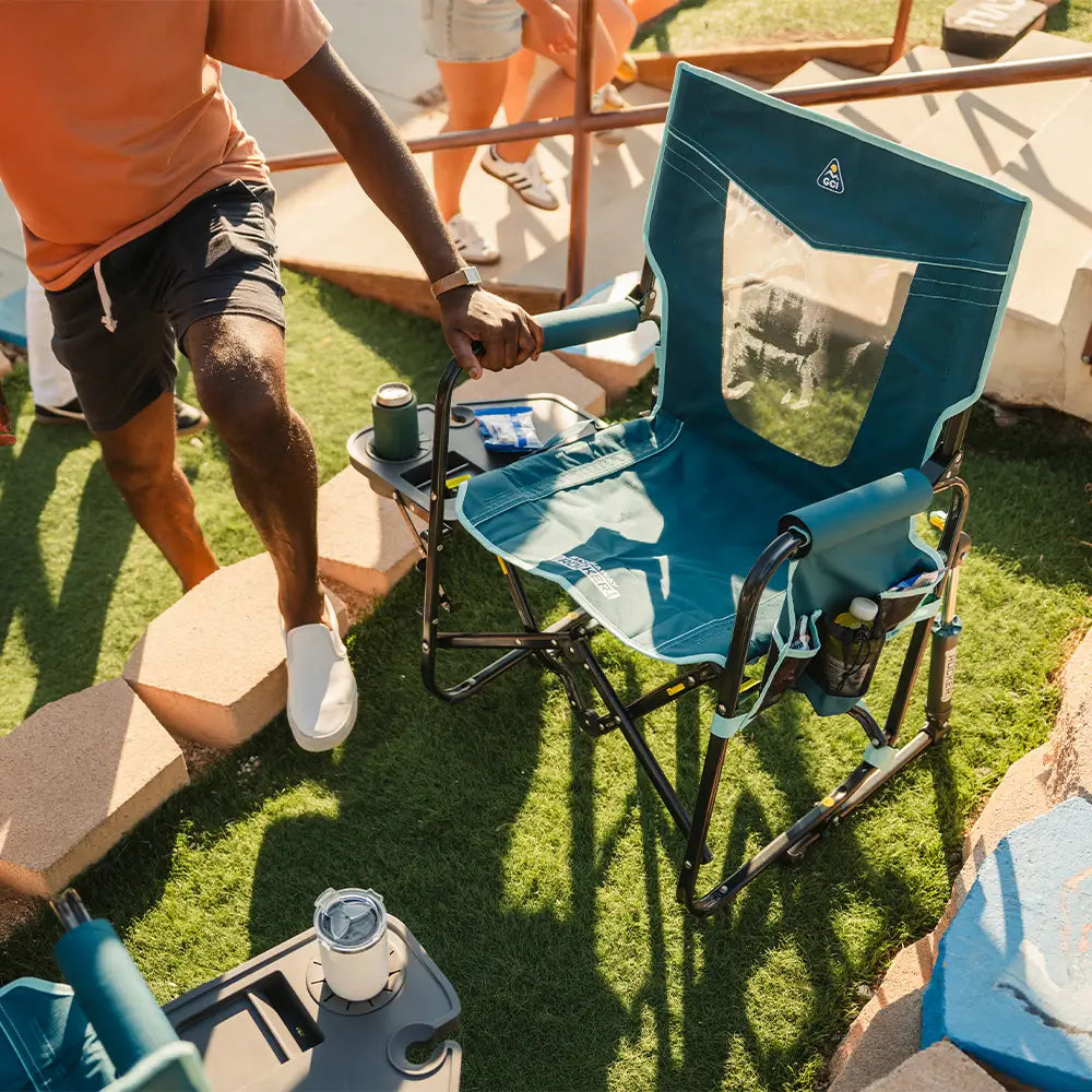 GCI Outdoor Stowaway Rocker™ with Side Table
