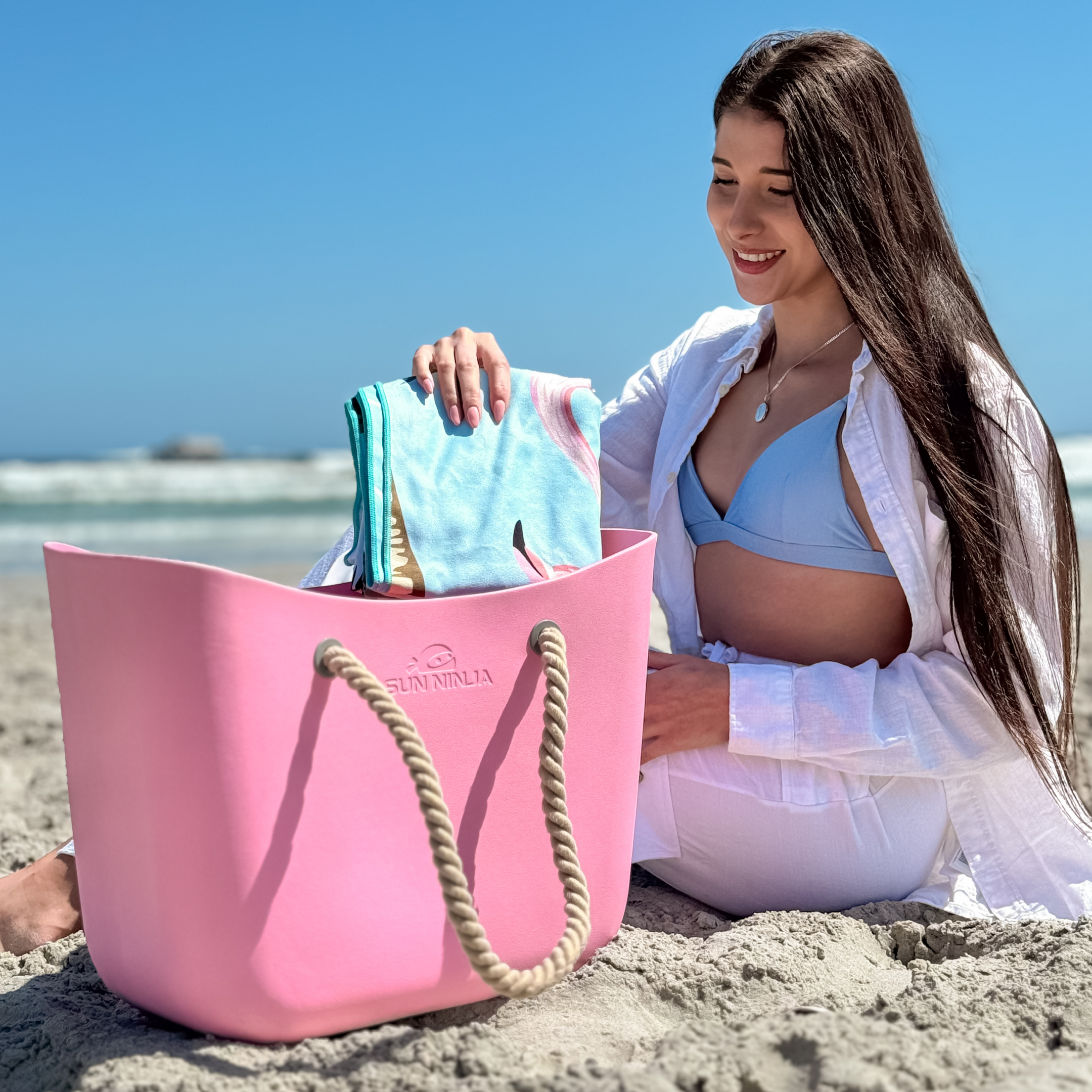 Rubber Beach Tote