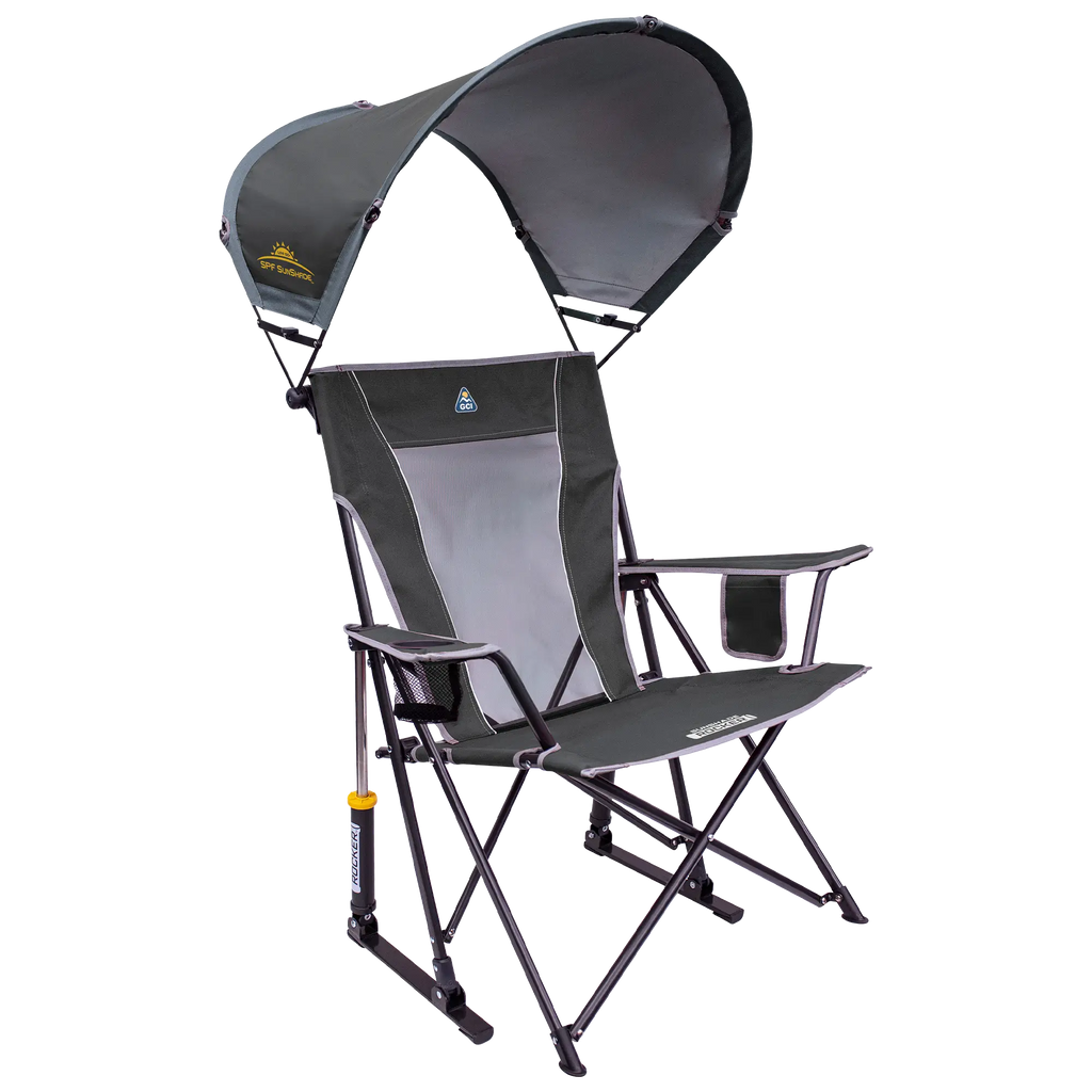 SunShade Rocker, Pewter, Front
