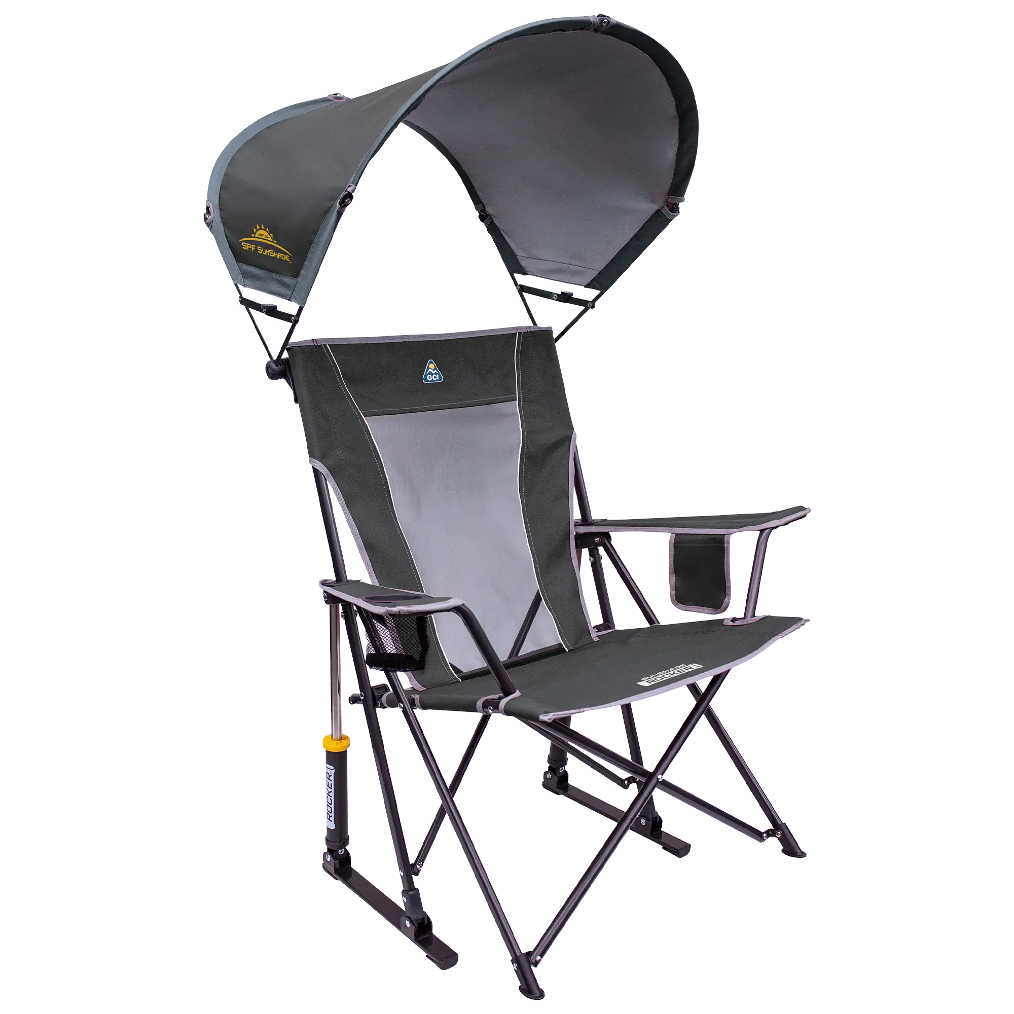 SunShade Rocker, Pewter, Front