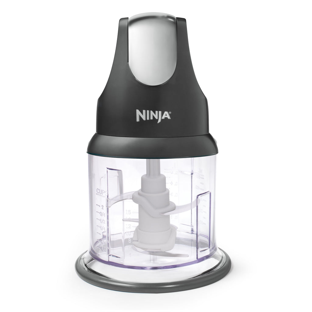 Express Chop 2-Cup Food Processor, Mince, Puree, One-Touch, Base, , NJ100WM Black