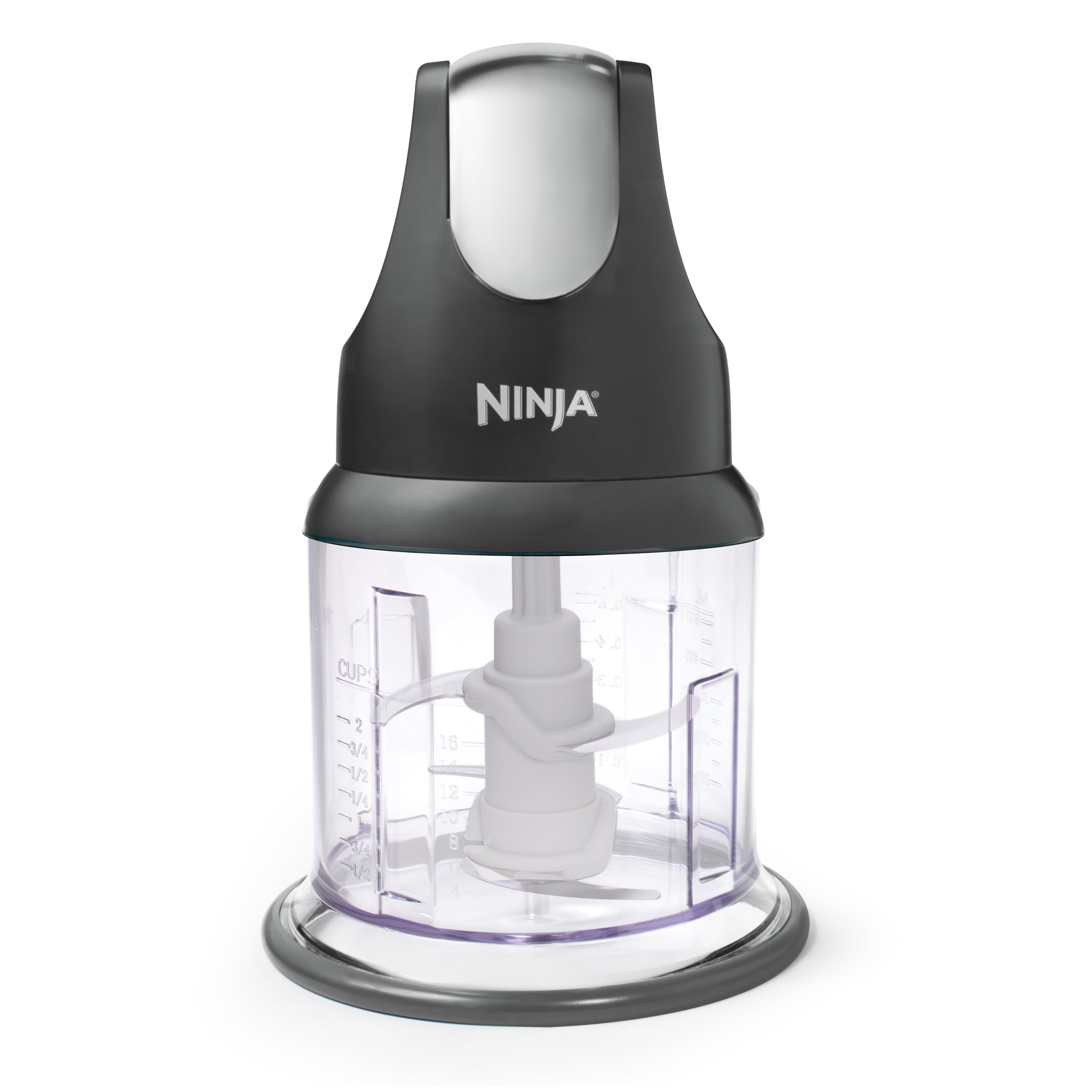 Express Chop 2-Cup Food Processor, Mince, Puree, One-Touch, Base, , NJ100WM Black