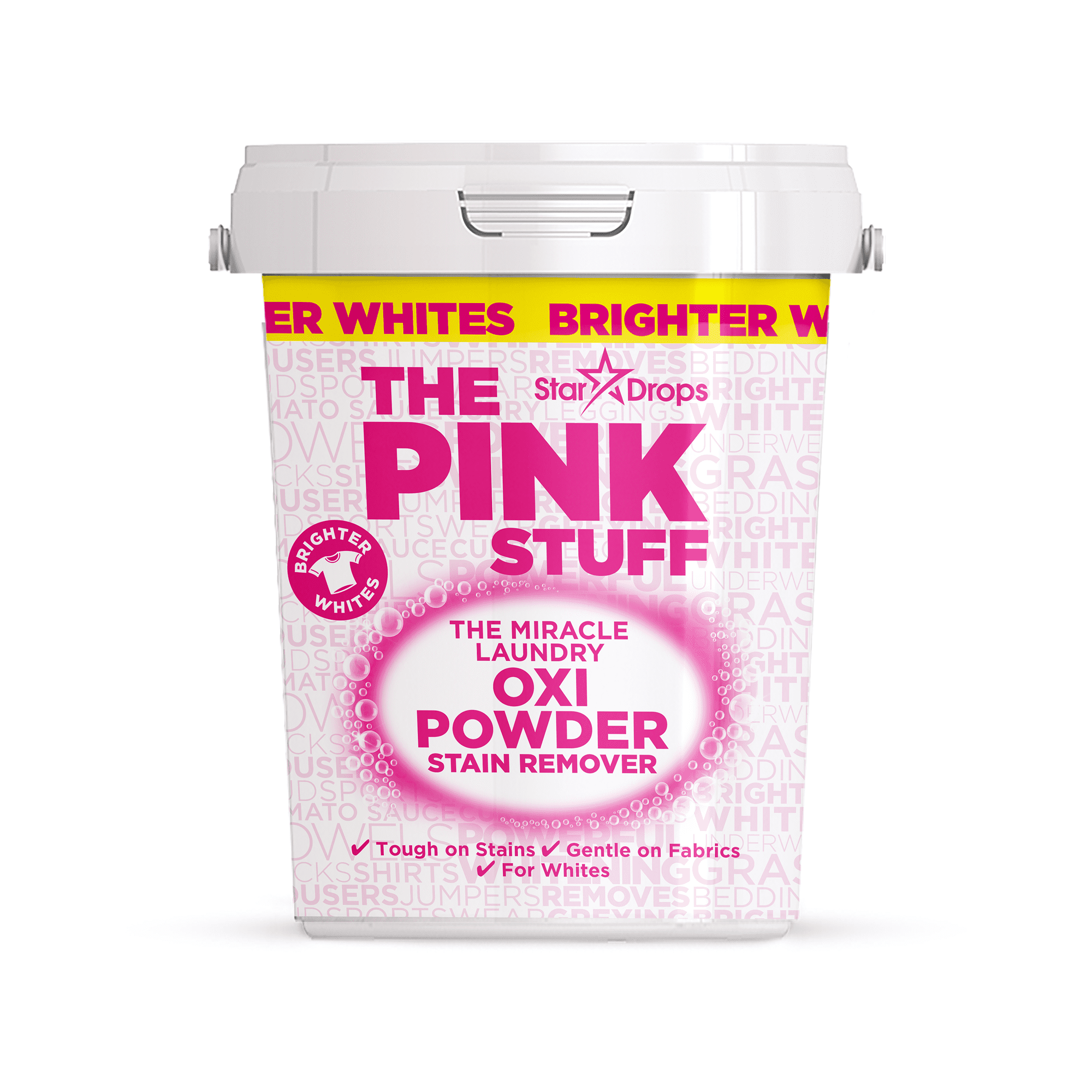 The Pink Stuff Stain Remover Powder, Whites, 2.2lb Tub - 20162