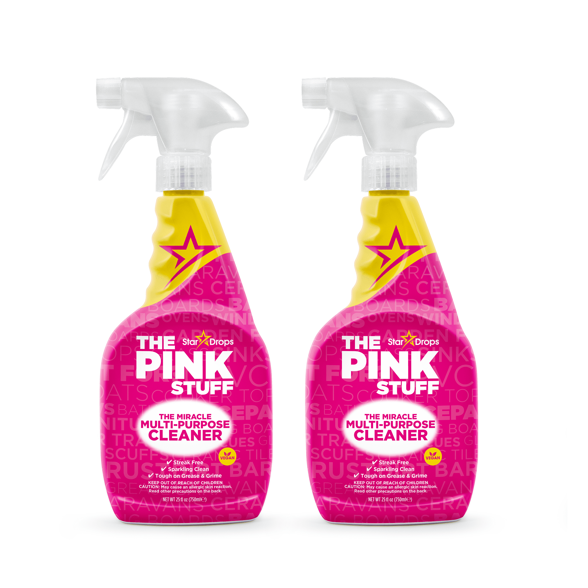 The Pink Stuff Multipurpose Spray, 2 Pack (50oz Total)