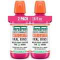 TheraBreath Fluoride Oral Rinse Mouthwash, Alcohol-Free, Sparkle Mint Flavor, 16 fl oz, 2 Pack