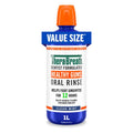 TheraBreath Healthy Gums Oral Rinse, Antigingivitis, Clean Mint Flavor, Dentist Formulated to Help Prevent Gingivitis and Support Gum Health, Alcohol Free, 1 Liter