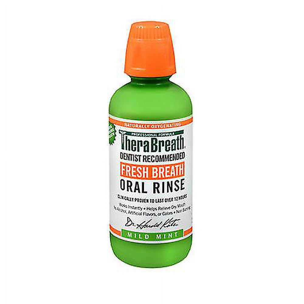 Therabreath Fresh Breath Oral Rinse Mild, 16 oz (Pack of 1)
