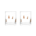 Thyme &amp; Table 12 fl oz Easter Bunny Charm Drinking Glasses, Set of 2
