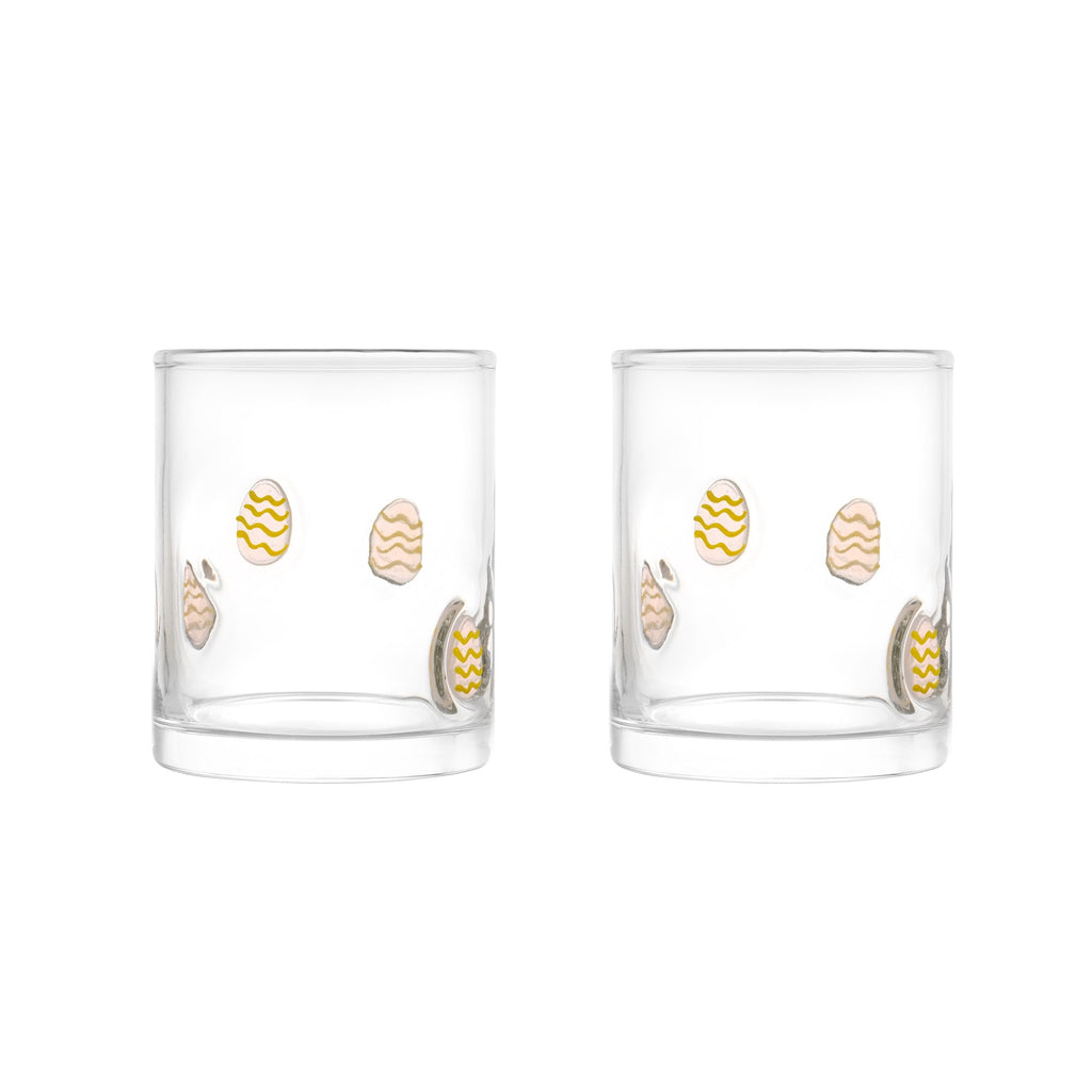 Thyme &amp; Table 12 fl oz Easter Bunny Charm Drinking Glasses, Set of 2