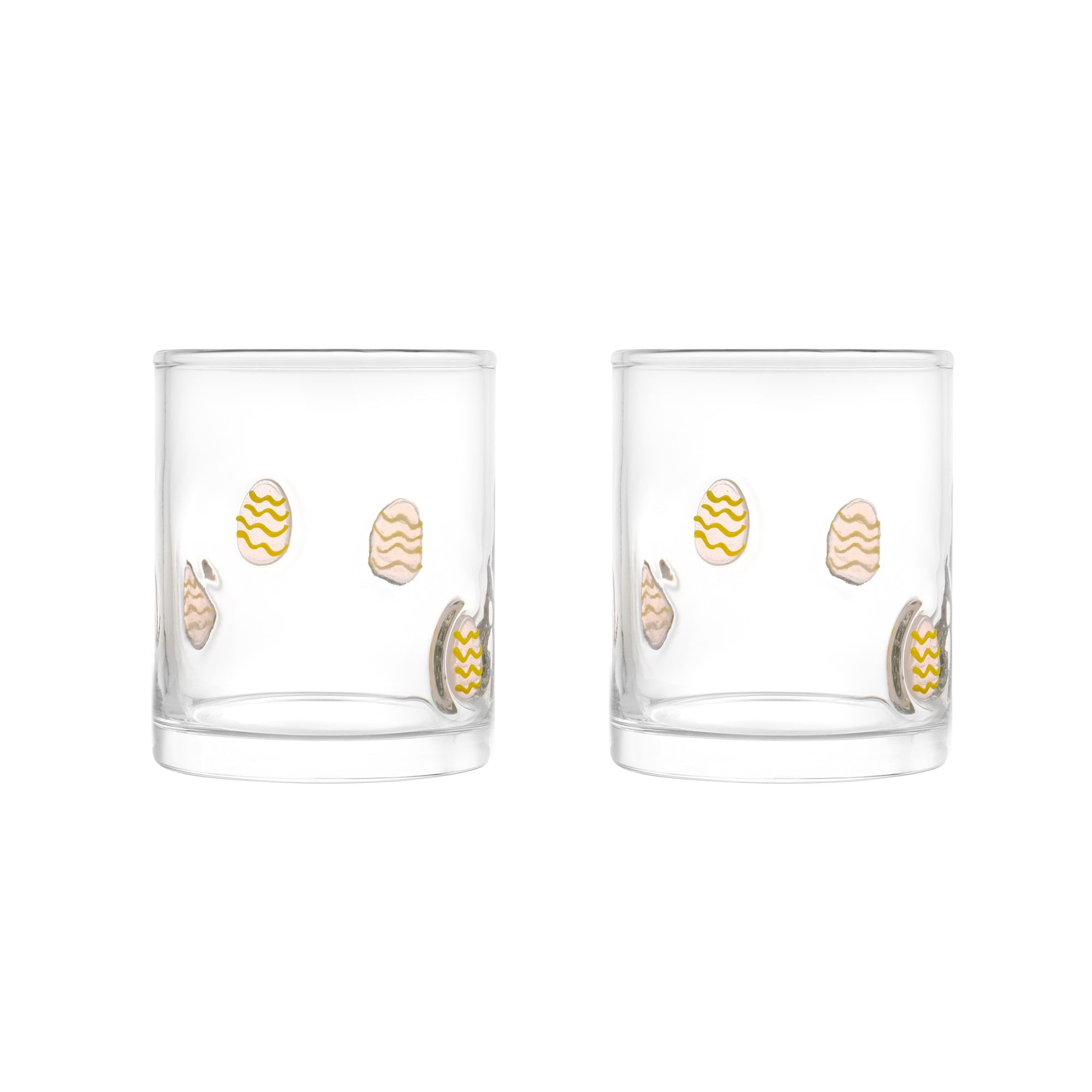 Thyme &amp; Table 12 fl oz Easter Bunny Charm Drinking Glasses, Set of 2