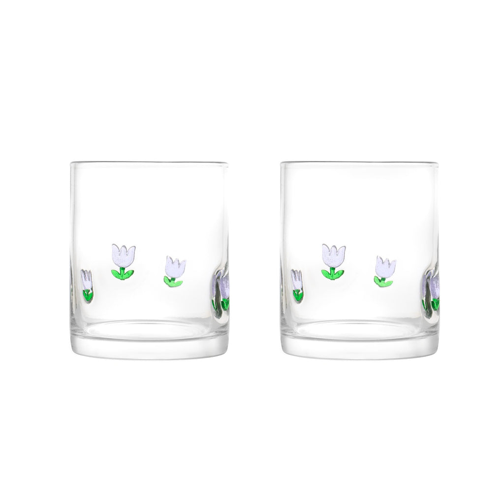 Thyme &amp; Table 12 fl oz Easter Bunny Charm Drinking Glasses, Set of 2