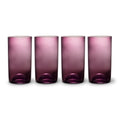 Thyme &amp; Table 20 fl oz Magenta Sphere Drinking Glasses, Set of 4