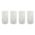 Thyme &amp; Table 20 fl oz White Tortoise Drinking Glasses, Set of 4