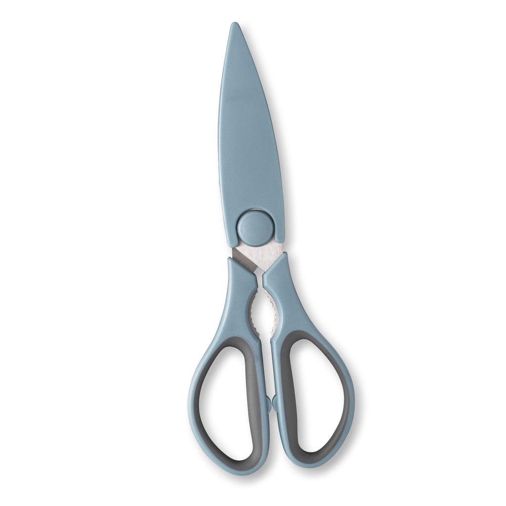 Thyme &amp; Table Stainless Steel Kitchen Shears with Sheath, Blue